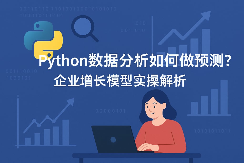 Python数据分析如何做预测？企业增长模型实操解析