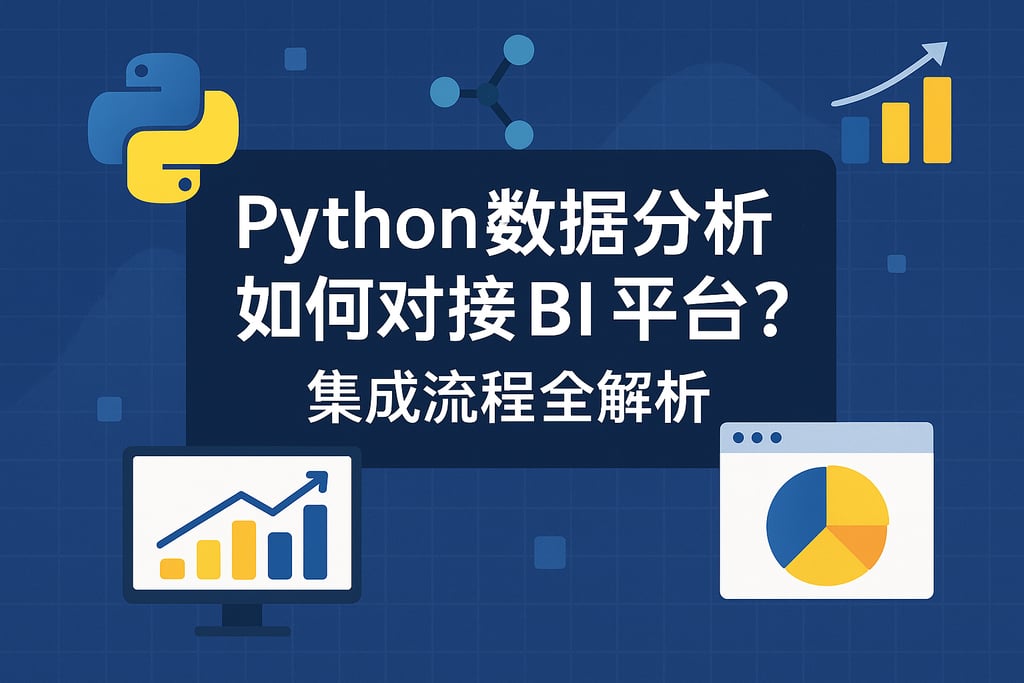 Python数据分析如何对接BI平台？集成流程全解析