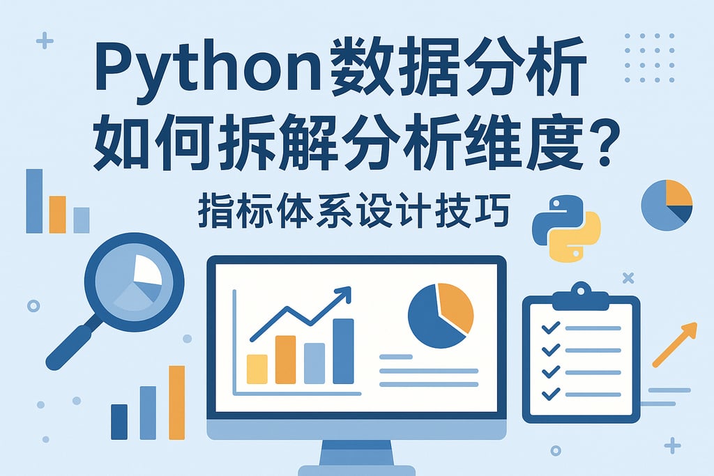 Python数据分析如何拆解分析维度？指标体系设计技巧