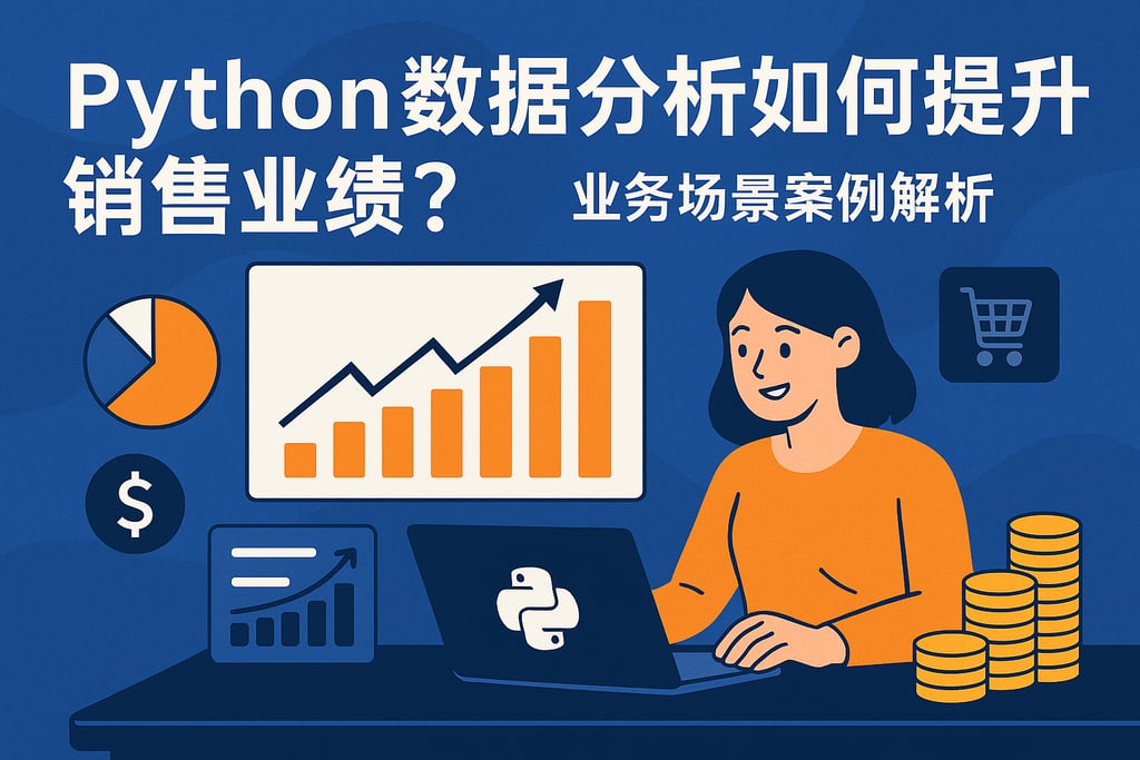 Python数据分析如何提升销售业绩？业务场景案例解析