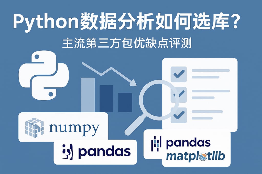 Python数据分析如何选库？主流第三方包优缺点评测
