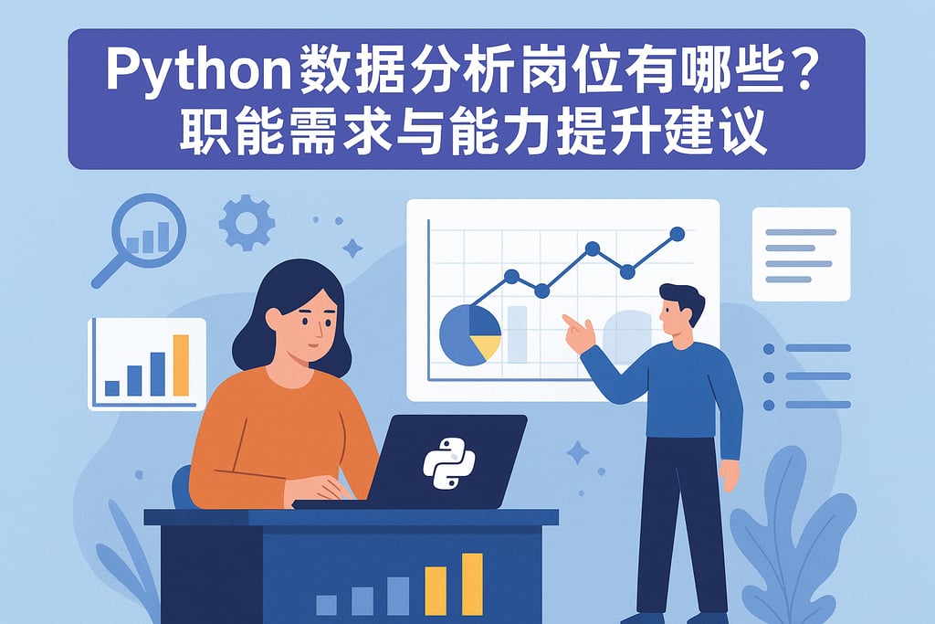 Python数据分析岗位有哪些？职能需求与能力提升建议