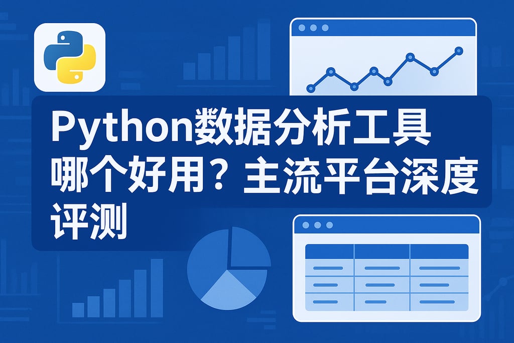 Python数据分析工具哪个好用？主流平台深度评测