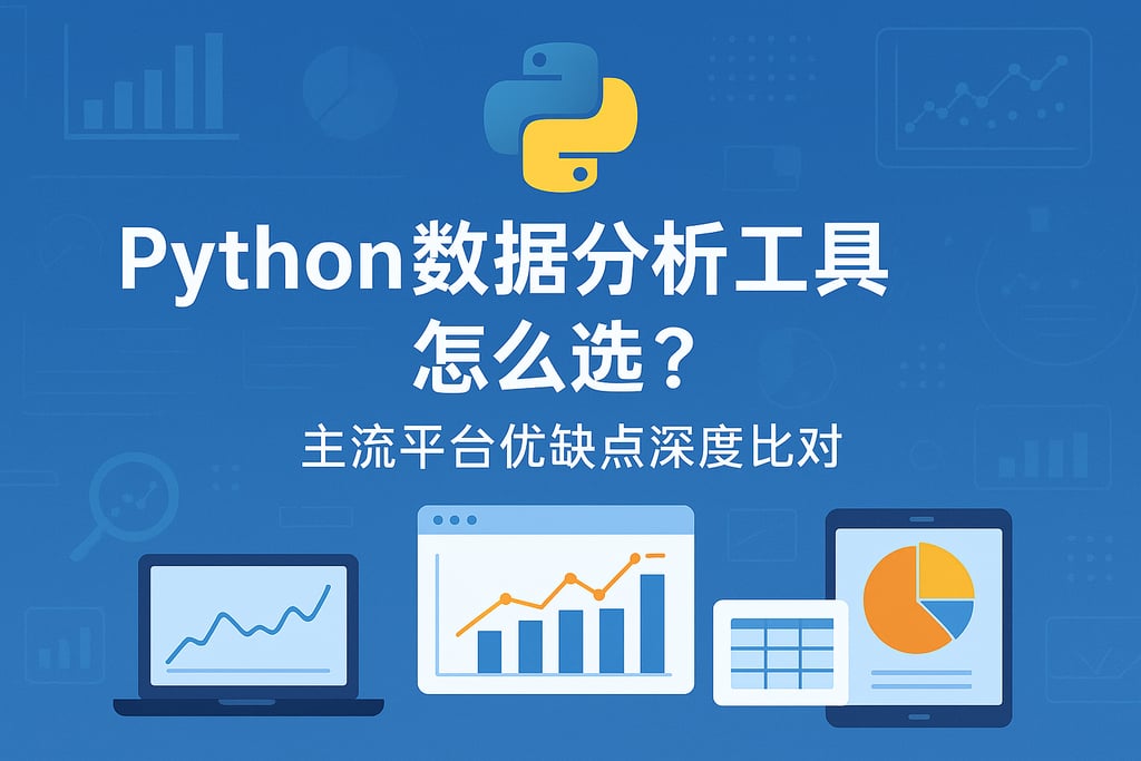 Python数据分析工具怎么选？主流平台优缺点深度比对