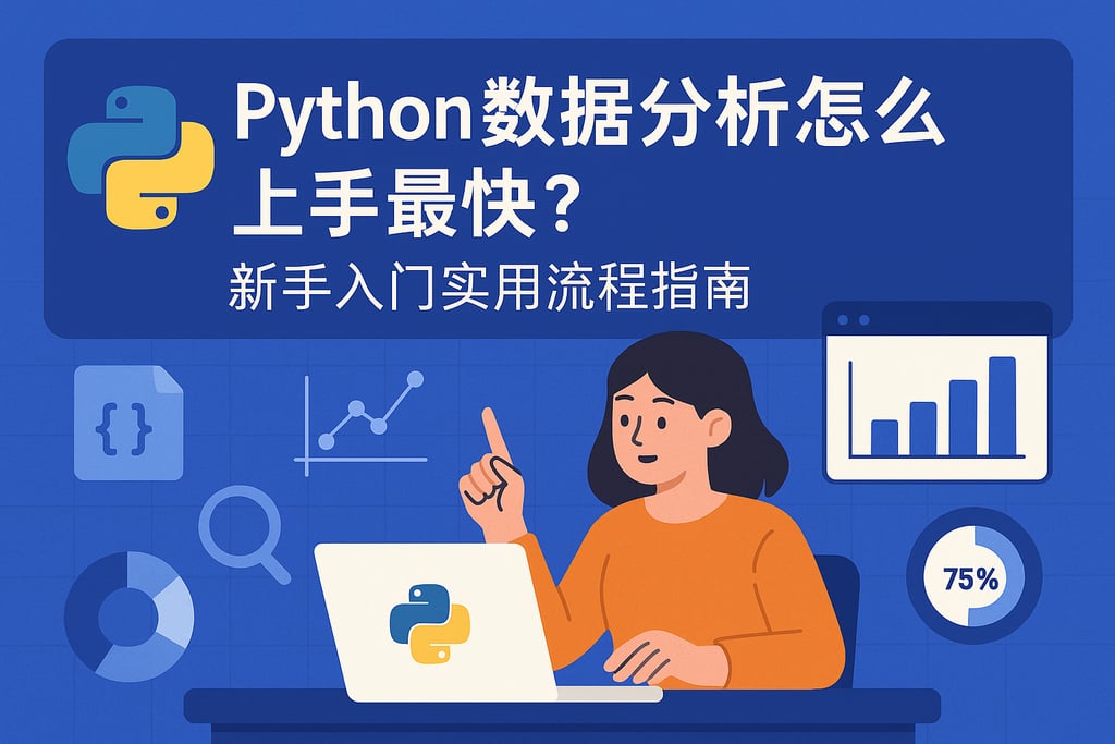 Python数据分析怎么上手最快？新手入门实用流程指南