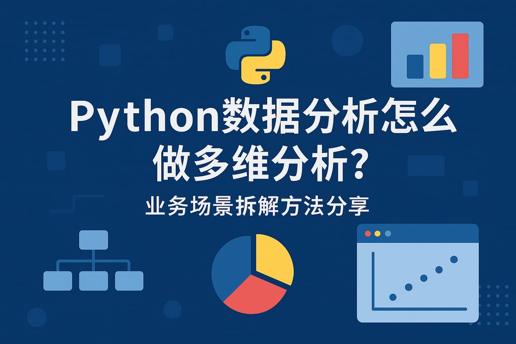 Python数据分析怎么做多维分析？业务场景拆解方法分享