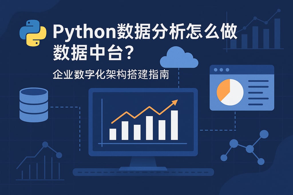 Python数据分析怎么做数据中台？企业数字化架构搭建指南