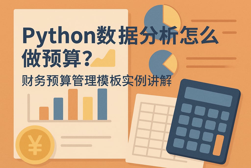 Python数据分析怎么做预算？财务预算管理模板实例讲解