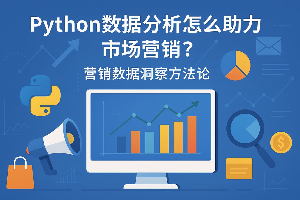 Python数据分析怎么助力市场营销？营销数据洞察方法论