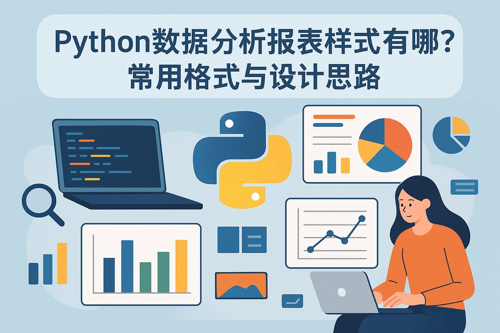 Python数据分析报表模板有哪些？常用格式与设计思路