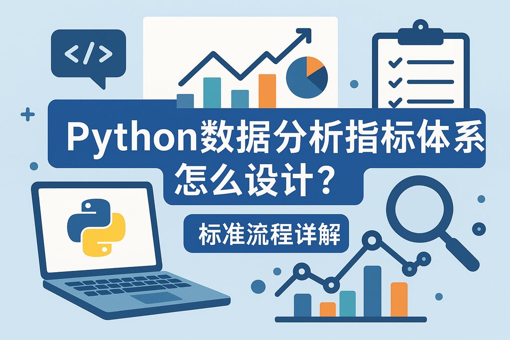 Python数据分析指标体系怎么设计？标准流程详解