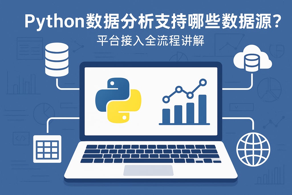 Python数据分析支持哪些数据源？平台接入全流程讲解