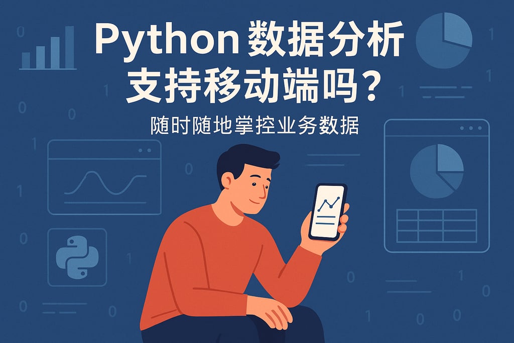 Python数据分析支持移动端吗？随时随地掌控业务数据