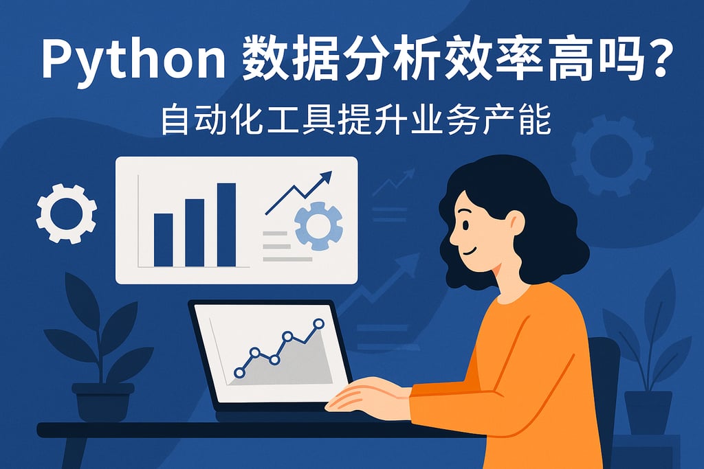 Python数据分析效率高吗？自动化工具提升业务产能