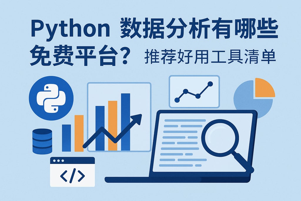Python数据分析有哪些免费平台？推荐好用工具清单
