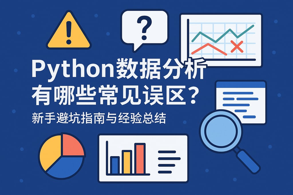 Python数据分析有哪些常见误区？新手避坑指南与经验总结