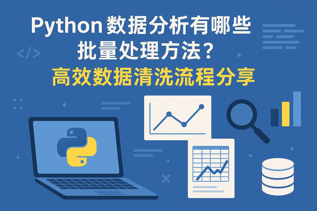 Python数据分析有哪些批量处理方法？高效数据清洗流程分享