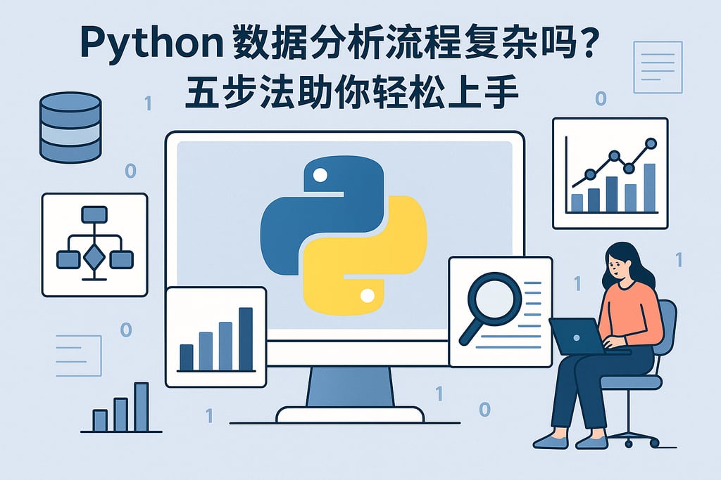 Python数据分析流程复杂吗？五步法助你轻松上手