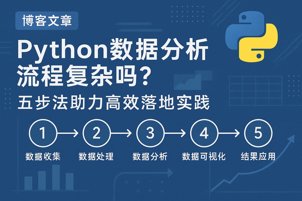 Python数据分析流程复杂吗？五步法助力高效落地实践