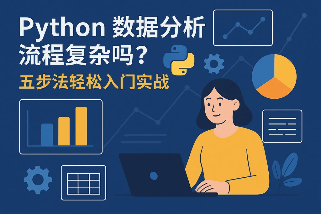 Python数据分析流程复杂吗？五步法轻松入门实战指南