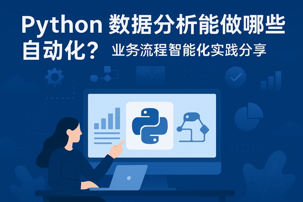 Python数据分析能做哪些自动化？业务流程智能化实践分享