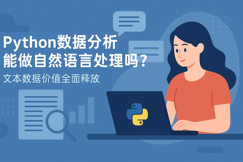 Python数据分析能做自然语言处理吗？文本数据价值全面释放