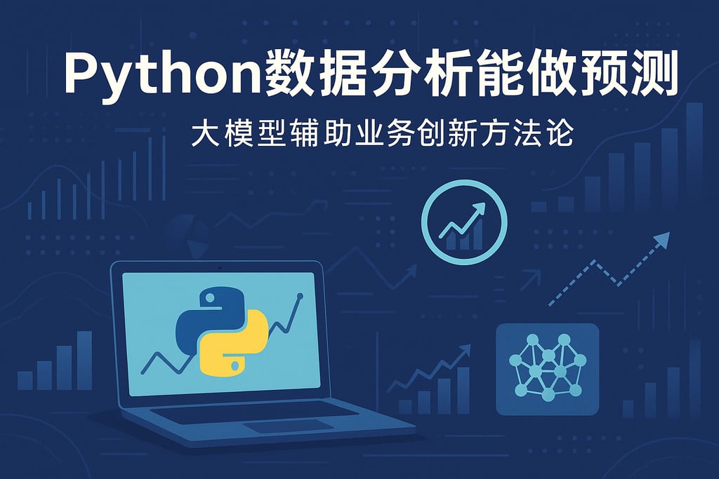 Python数据分析能做预测吗？大模型辅助业务创新方法论