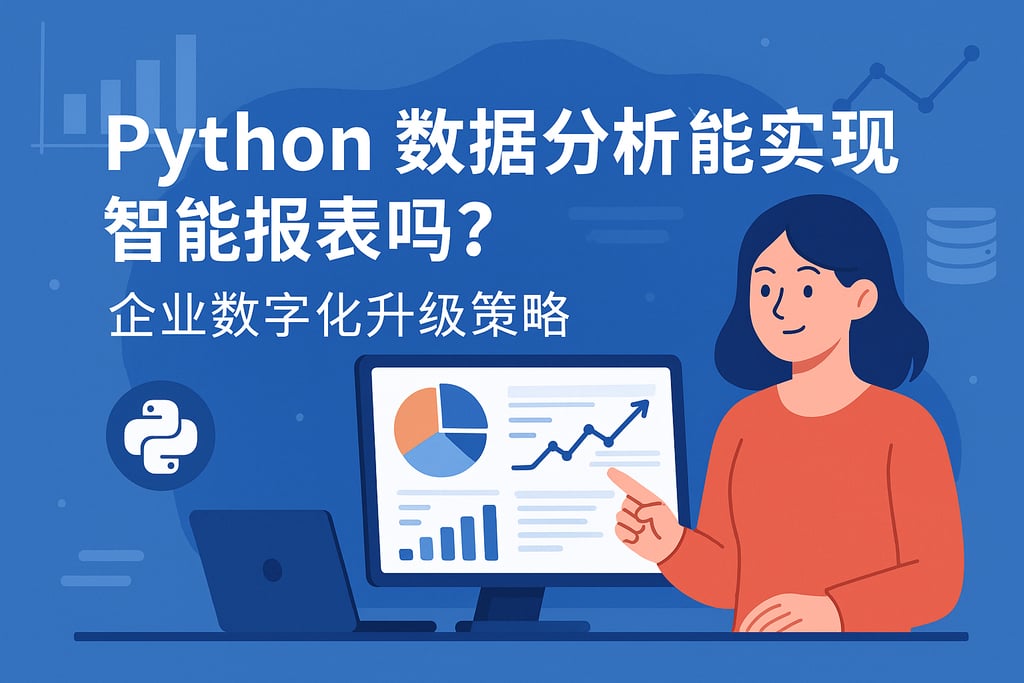 Python数据分析能实现智能报表吗？企业数字化升级策略