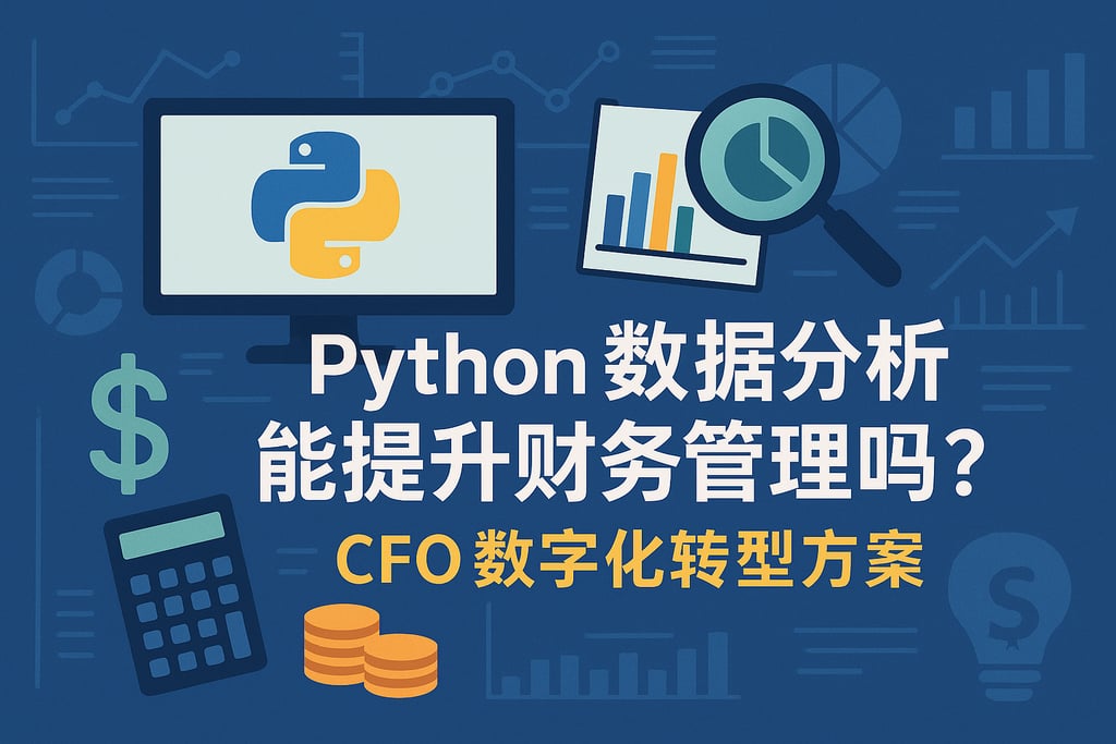 Python数据分析能提升财务管理吗？CFO数字化转型方案