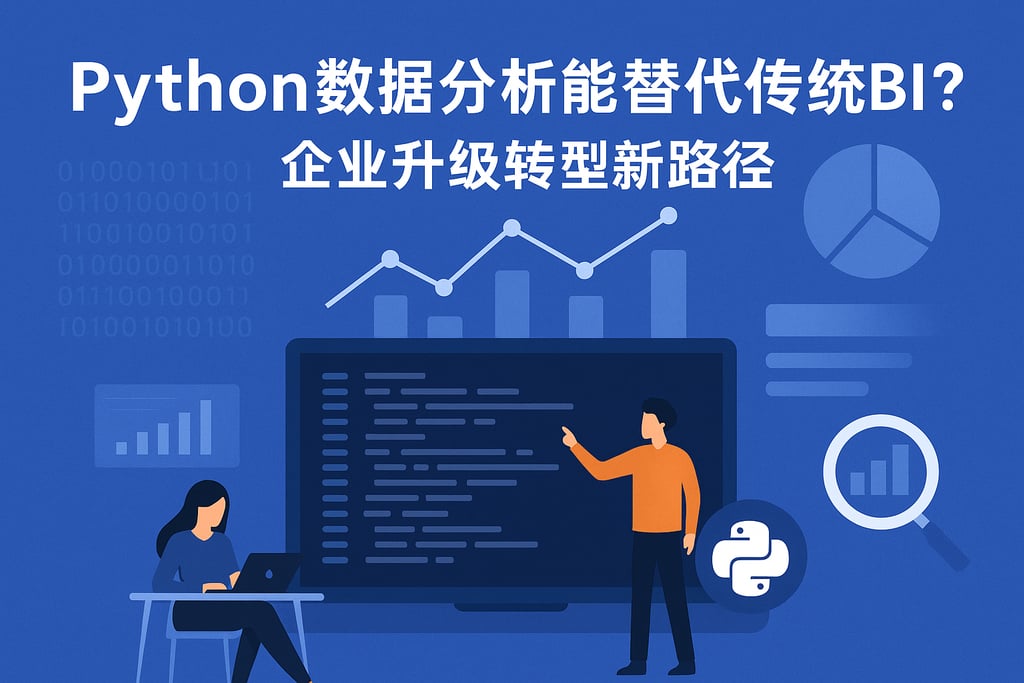 Python数据分析能替代传统BI吗？企业升级转型新路径