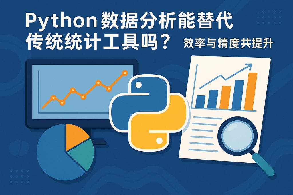 Python数据分析能替代传统统计工具吗？效率与精度共提升