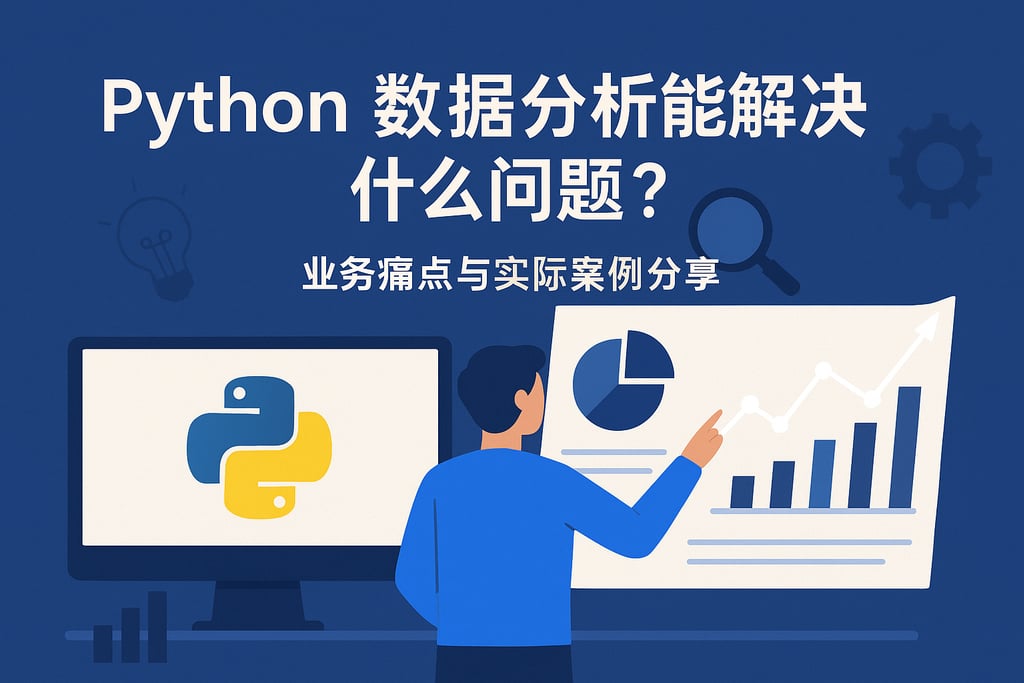 Python数据分析能解决什么问题？业务痛点与实际案例分享