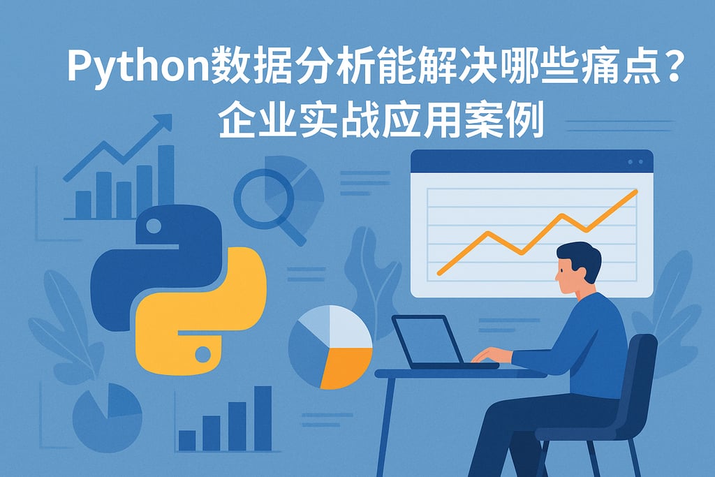 Python数据分析能解决哪些痛点？企业实战应用案例