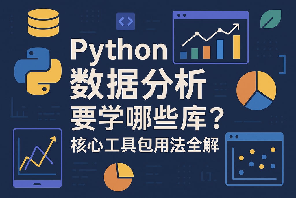Python数据分析要学哪些库？核心工具包用法全解