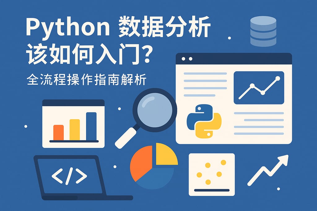Python数据分析该如何入门？全流程操作指南解析
