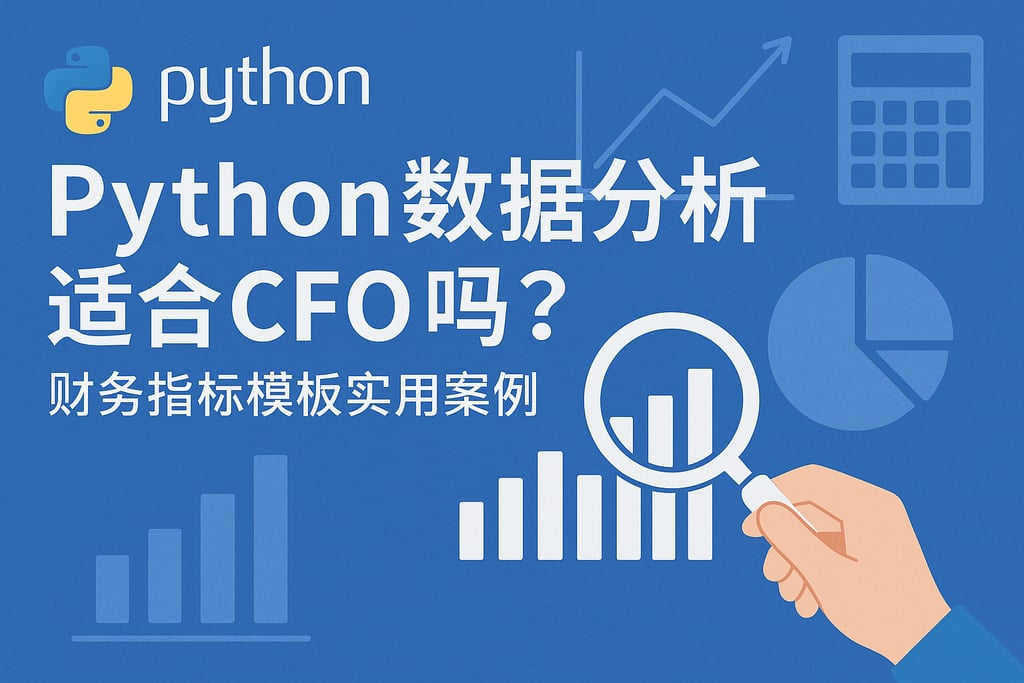 Python数据分析适合CFO吗？财务指标模板实用案例