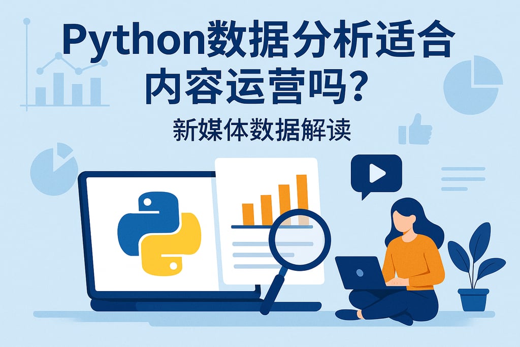 Python数据分析适合内容运营吗？新媒体数据解读