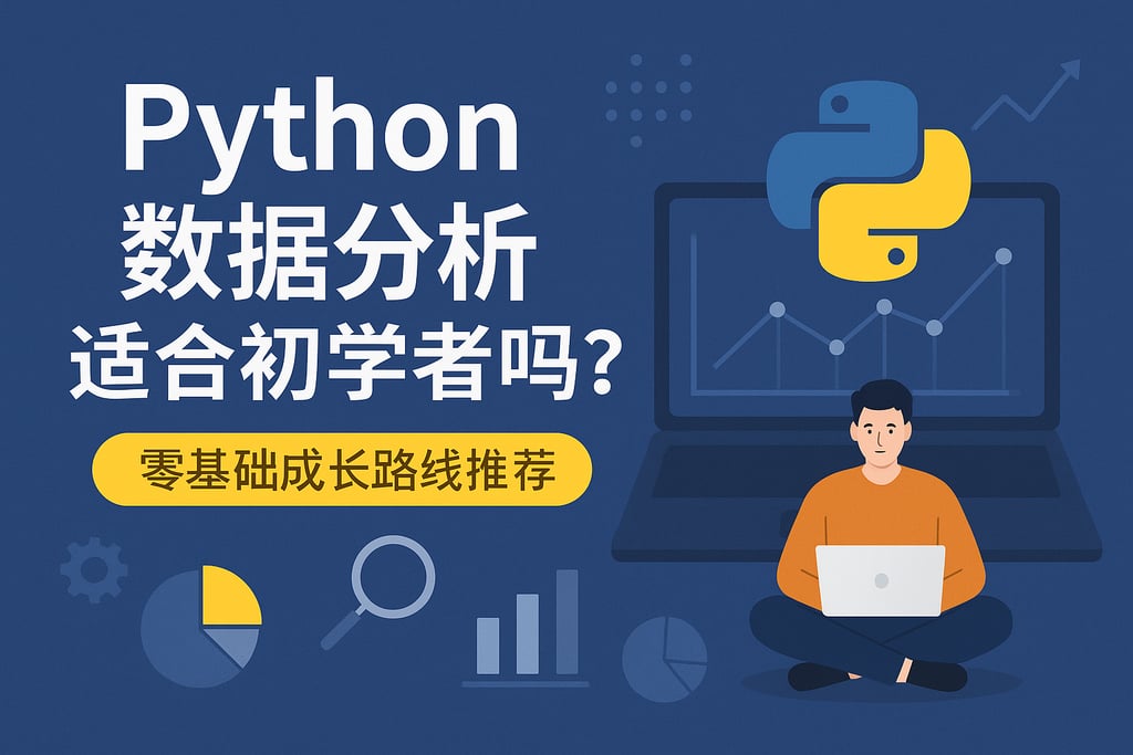 Python数据分析适合初学者吗？零基础成长路线推荐