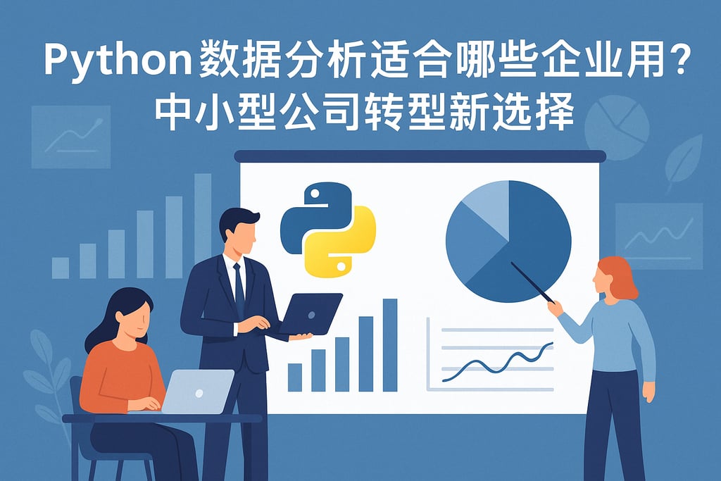 Python数据分析适合哪些企业用？中小型公司转型新选择
