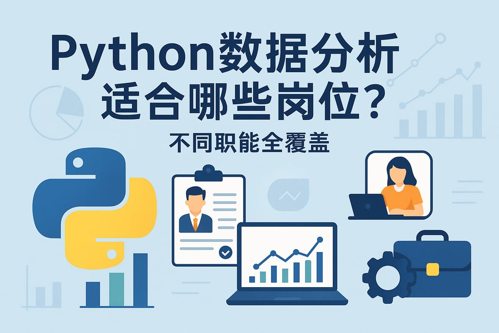 Python数据分析适合哪些岗位？不同职能全覆盖
