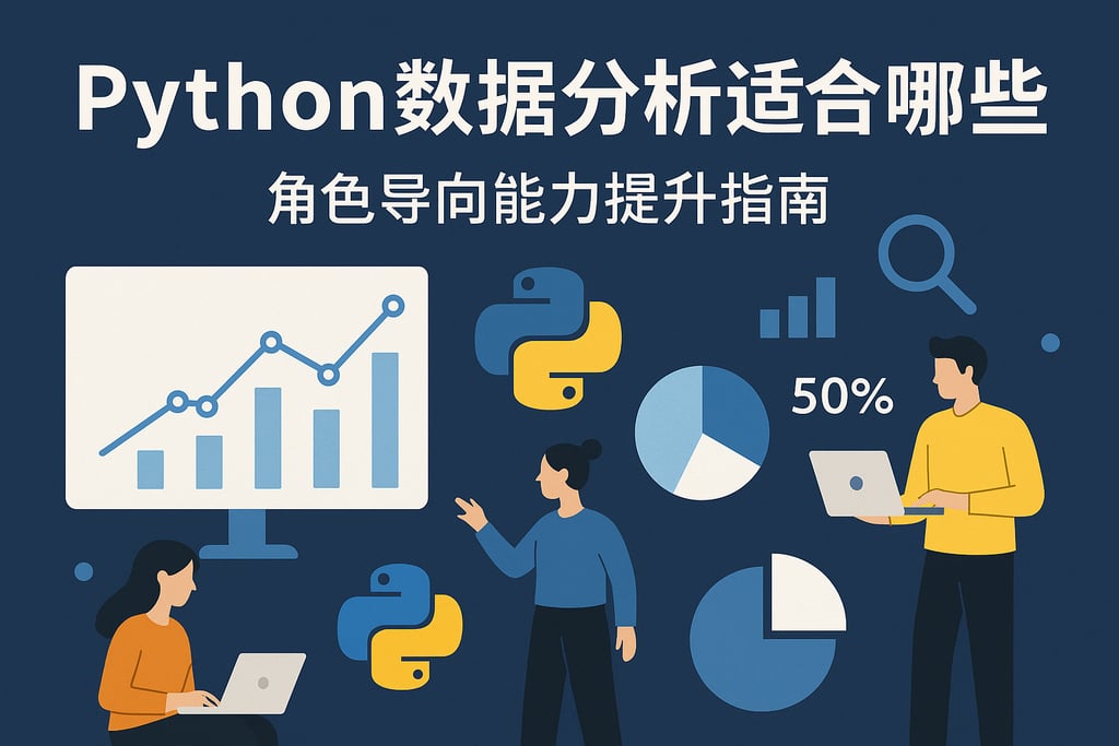 Python数据分析适合哪些岗位？角色导向能力提升指南