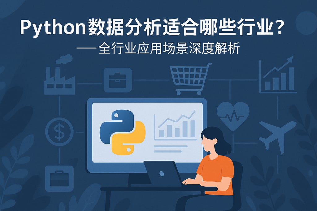 Python数据分析适合哪些行业？全行业应用场景深度解析