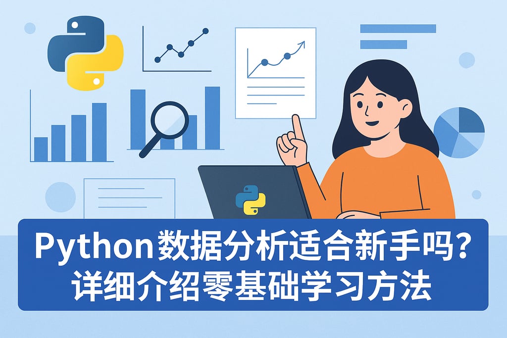 Python数据分析适合新手吗？详细介绍零基础学习方法