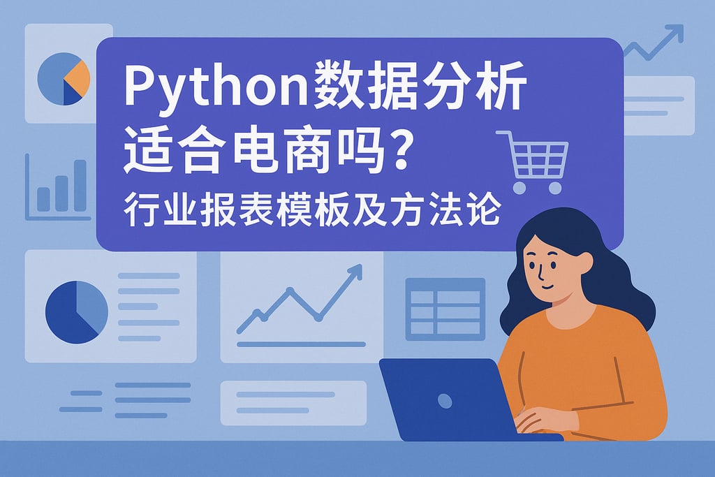 Python数据分析适合电商吗？行业报表模板及方法论