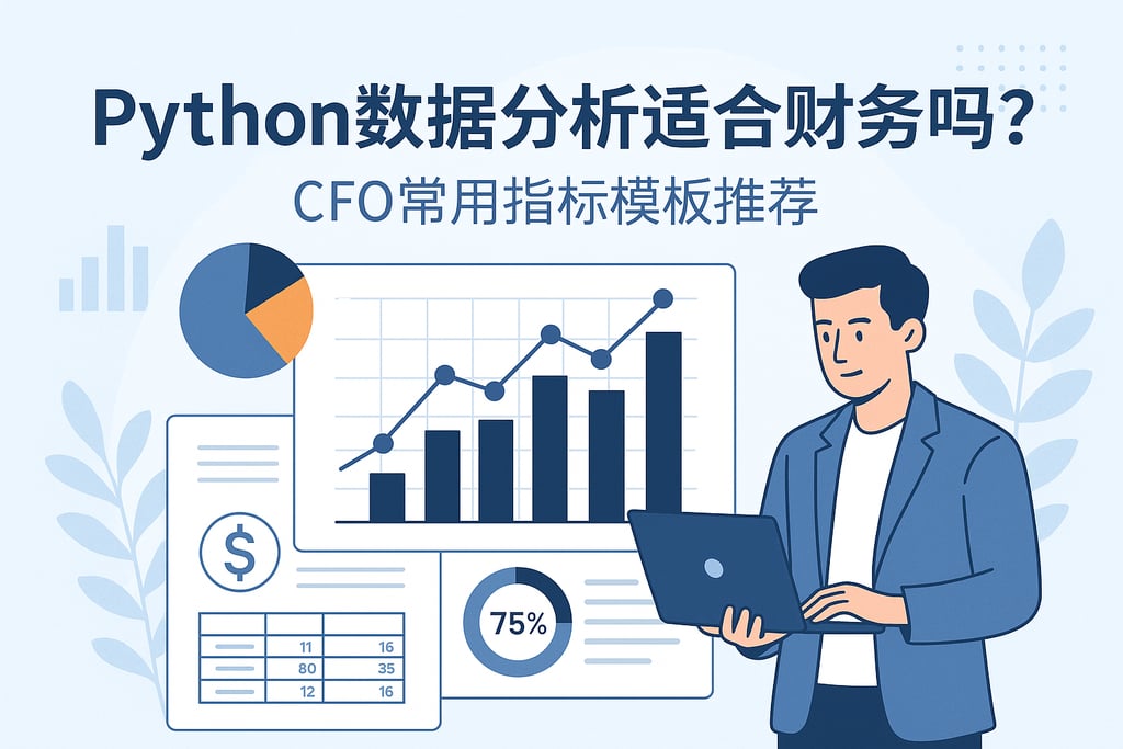 Python数据分析适合财务吗？CFO常用指标模板推荐