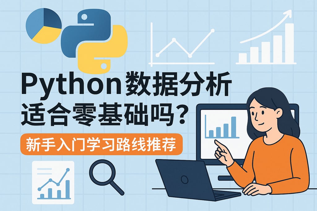 Python数据分析适合零基础吗？新手入门学习路线推荐