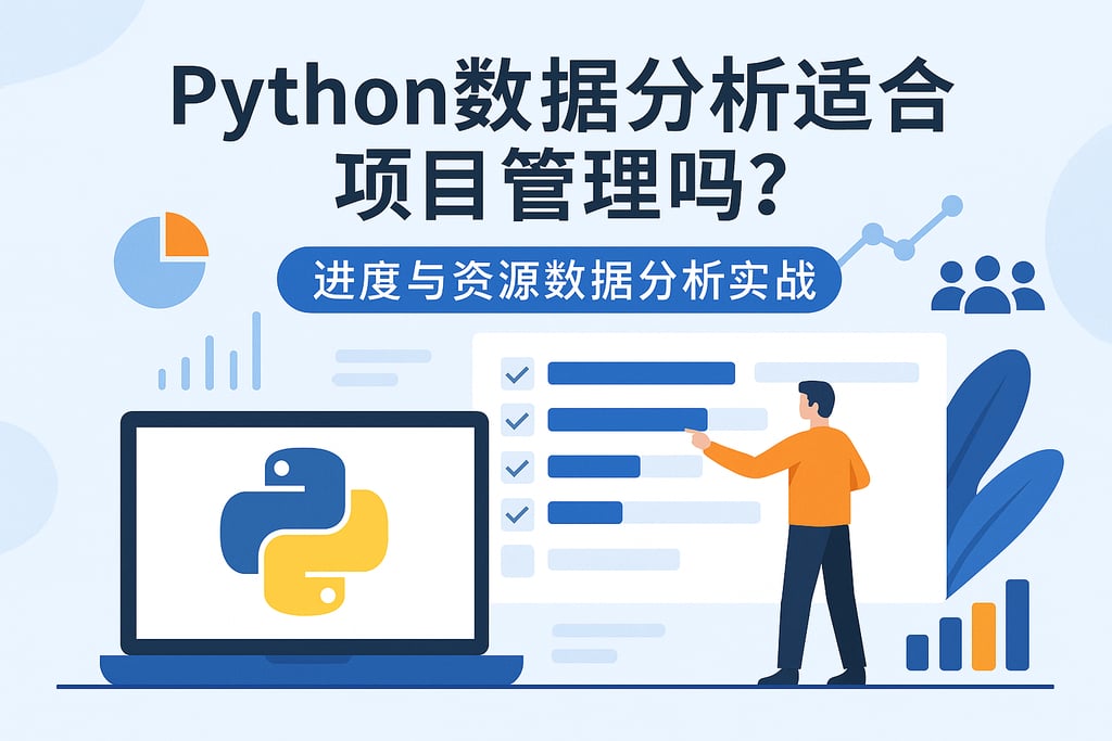 Python数据分析适合项目管理吗？进度与资源数据分析实战