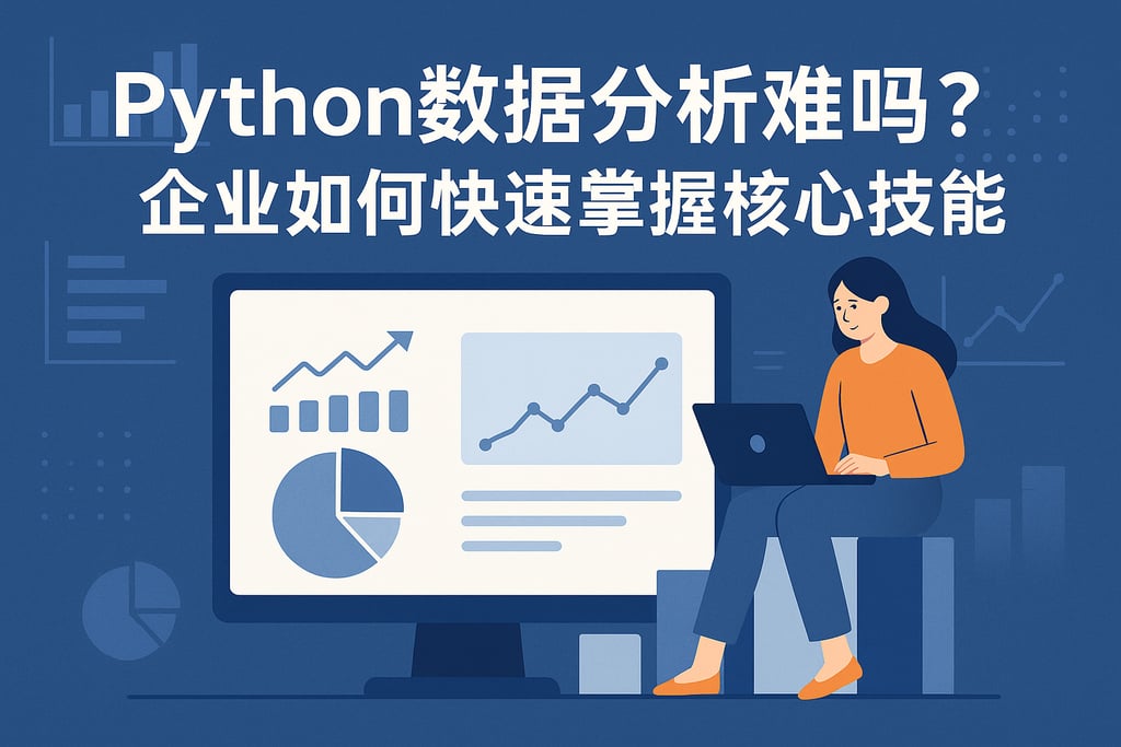 Python数据分析难吗？企业如何快速掌握核心技能
