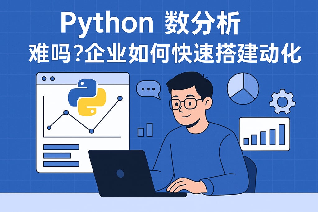 Python数据分析难吗？企业如何快速搭建自动化流程
