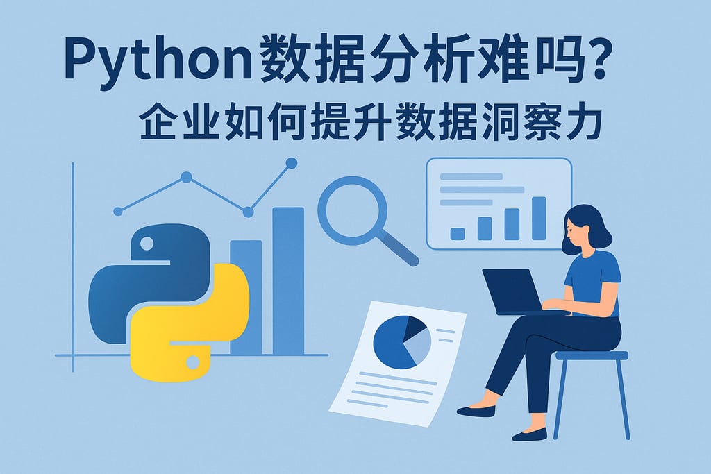 Python数据分析难吗？企业如何提升数据洞察力